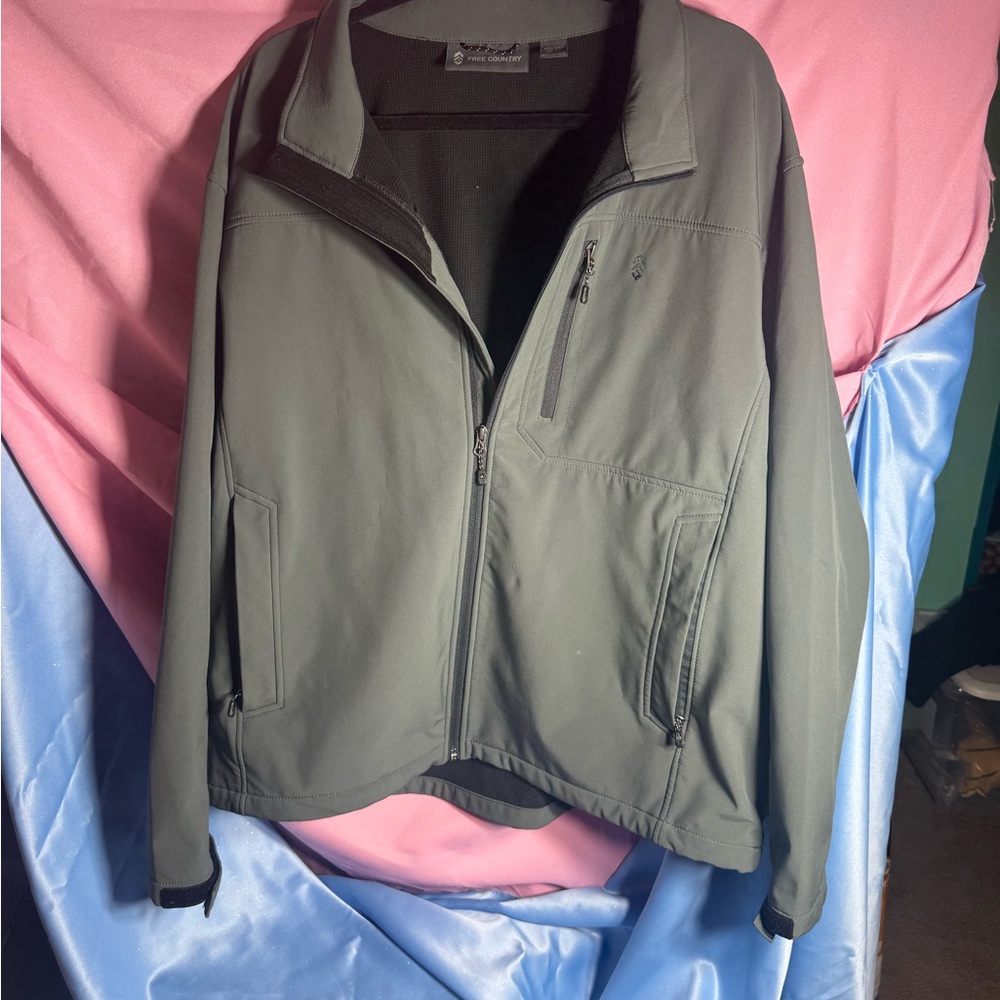 Free Country Men's Light Gray Jacket